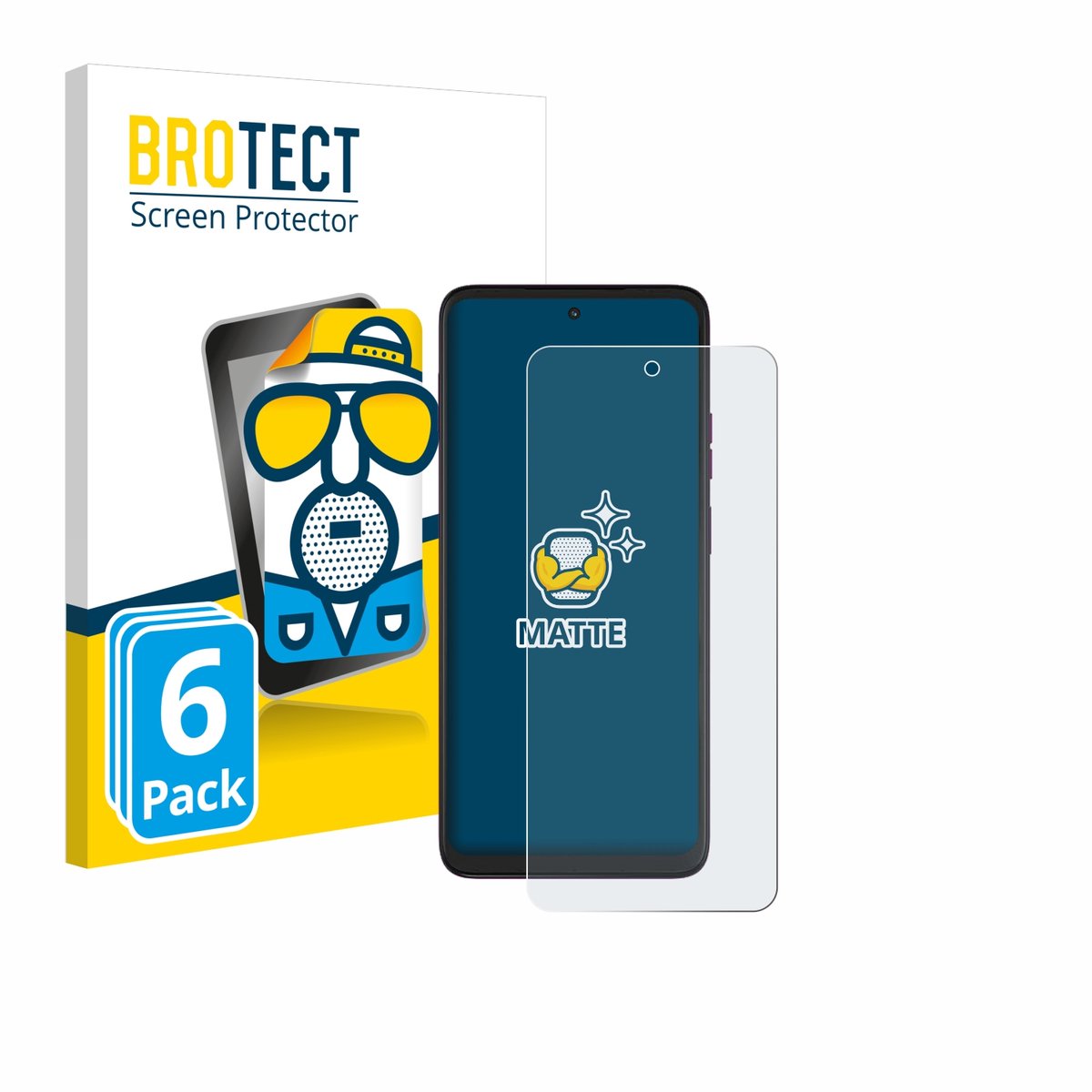 BROTECT - Screenprotector voor Motorola Moto G Play 2026 - Folie Beschermfolie matte 6 Stuks