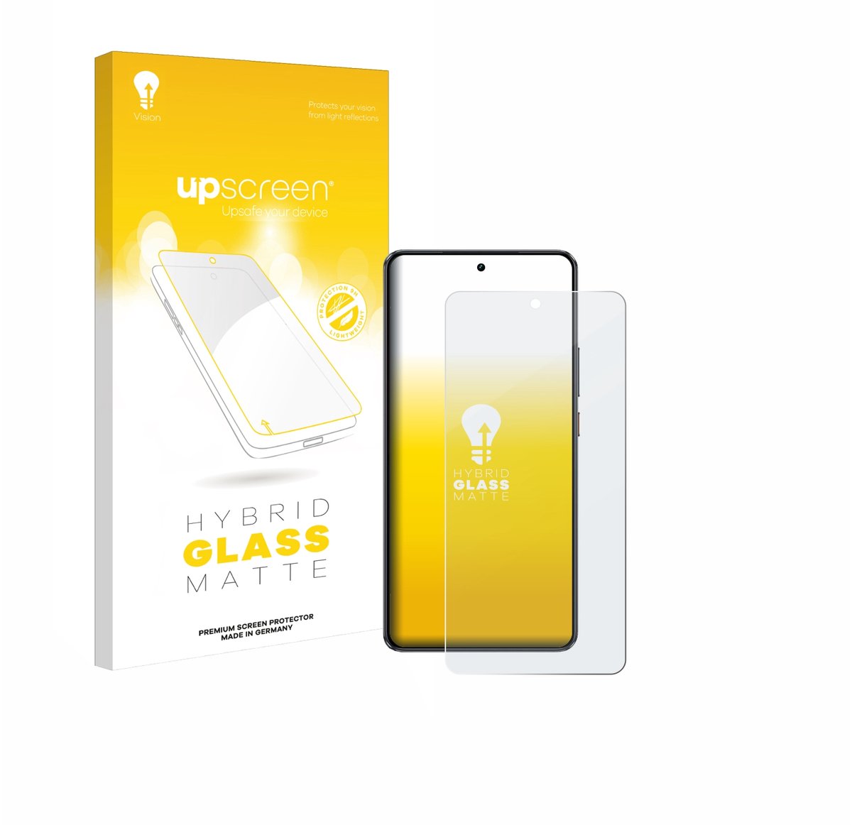 upscreen - Screenprotector voor realme GT 7 - Folie Beschermfolie Beschermglas matte