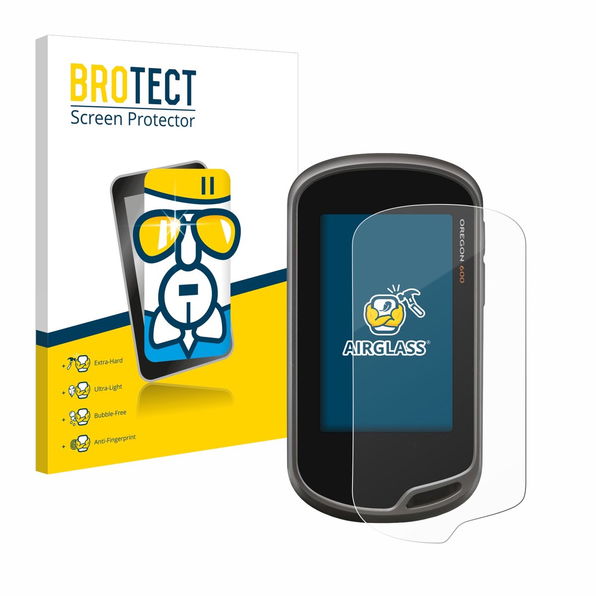 Screenprotector voor Garmin Oregon 600 Beschermglas transparant