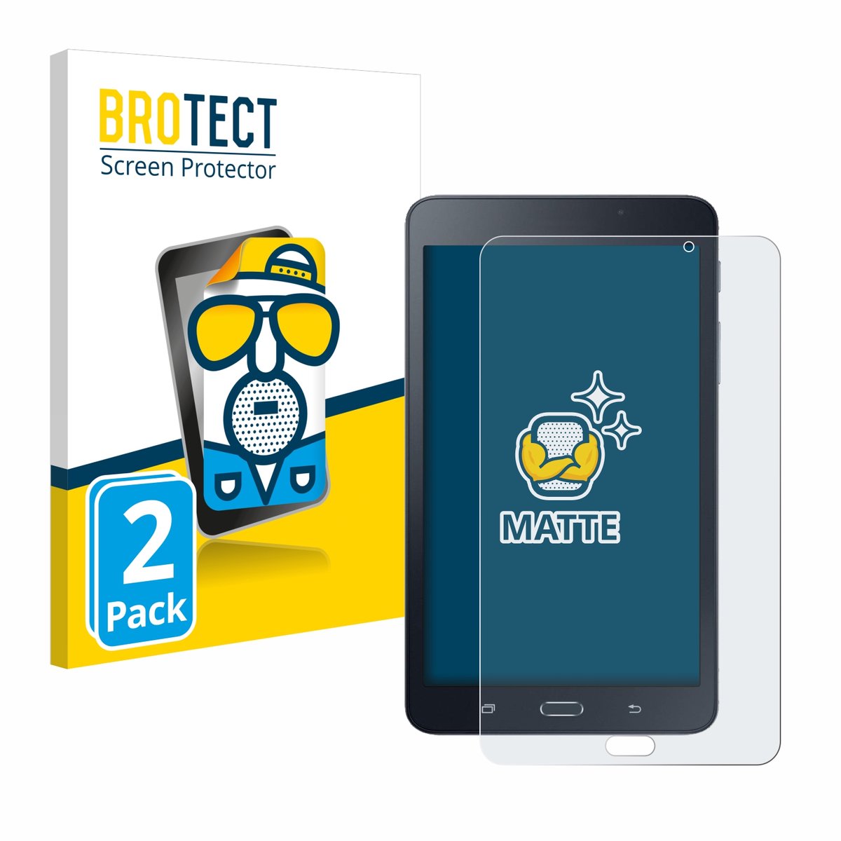 BROTECT - Screenprotector voor Samsung Galaxy Tab A6 7.0 - Folie Beschermfolie matte 2 Stuks
