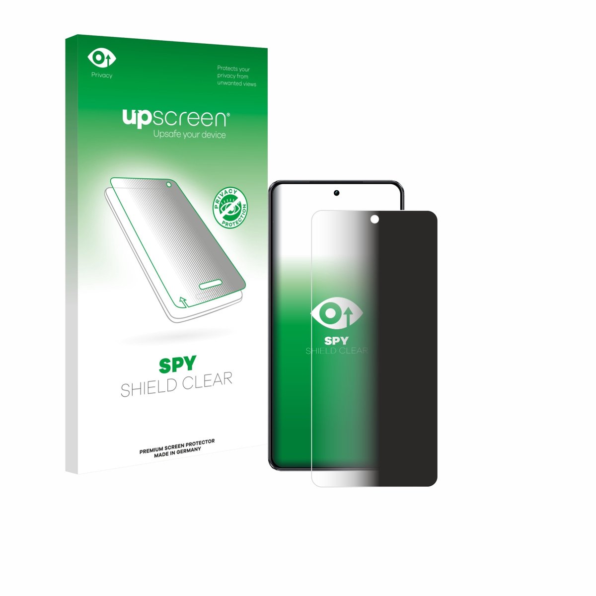 upscreen - privacy screenprotector voor realme GT 7 - Folie Beschermfolie Blauwlichtfilter