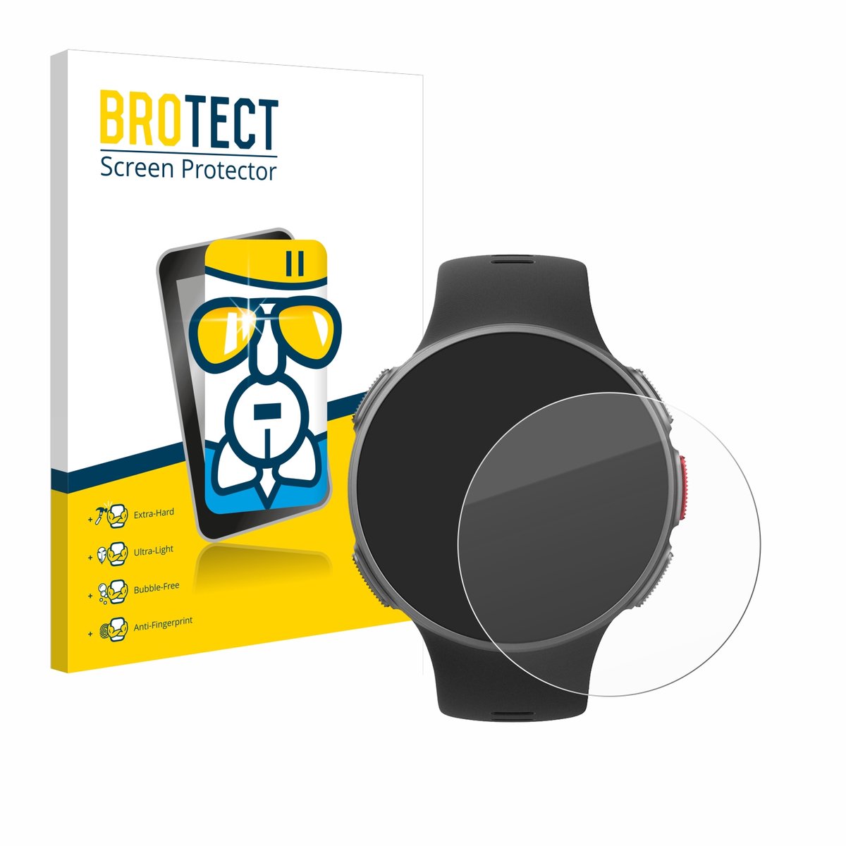 Screenprotector voor Polar Vantage V / V Titan Beschermglas transparant