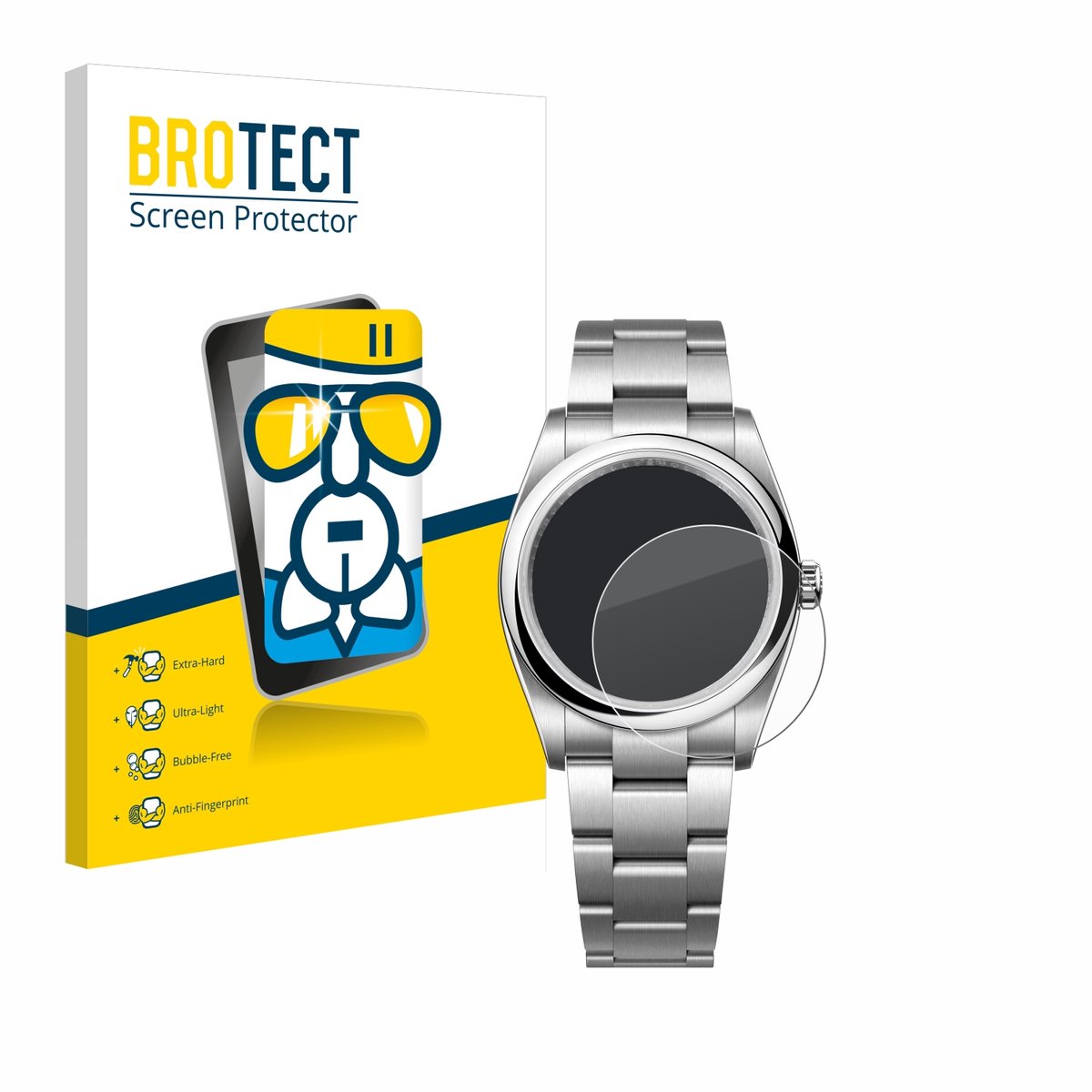 Screenprotector voor Rolex Oyster Perpetual 36 Beschermglas transparant