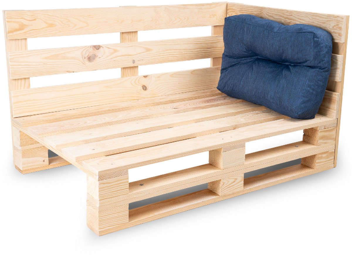 1200x869.jpg Bananair - Palletkussen - Tuinkussen voor Palletbank - Hoekkussen - 60x40 cm - Blauw - Afbeelding 1