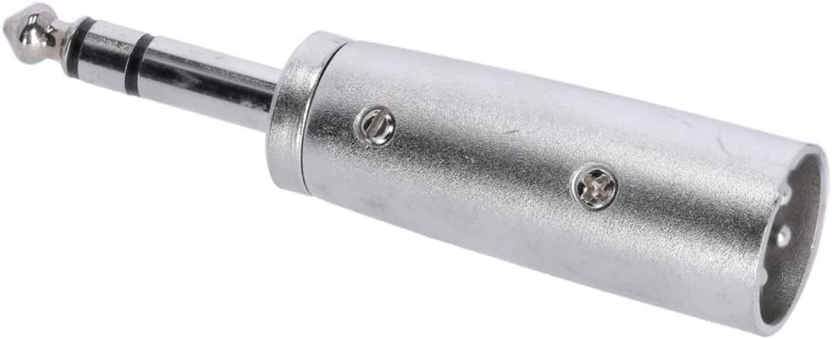 Stereo Jack 6.3mm naar XLR Kabel Adapter Mannelijk