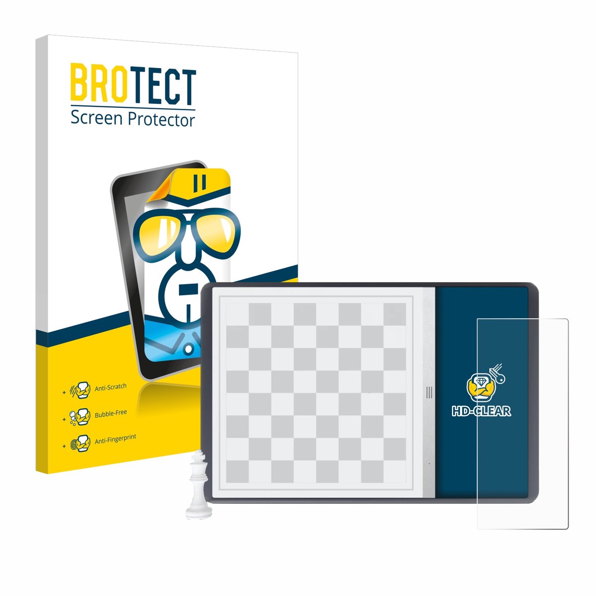 BROTECT - Screenprotector voor Chessnut Evo - Folie Beschermfolie transparant