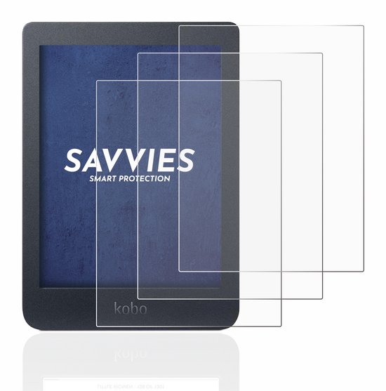 Savvies - Screenprotector voor Kobo Nia - Folie Beschermfolie transparant (6 Stuks) van Savvies — afbeelding 5