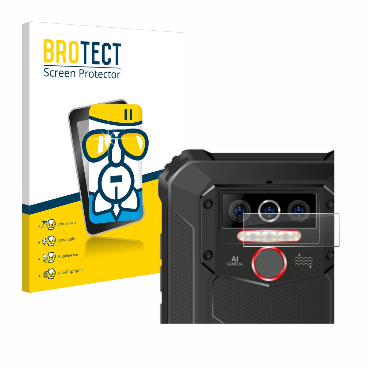 Screenprotector voor Oukitel WP5 (ALLEEN Camera Lens) Beschermglas transparant