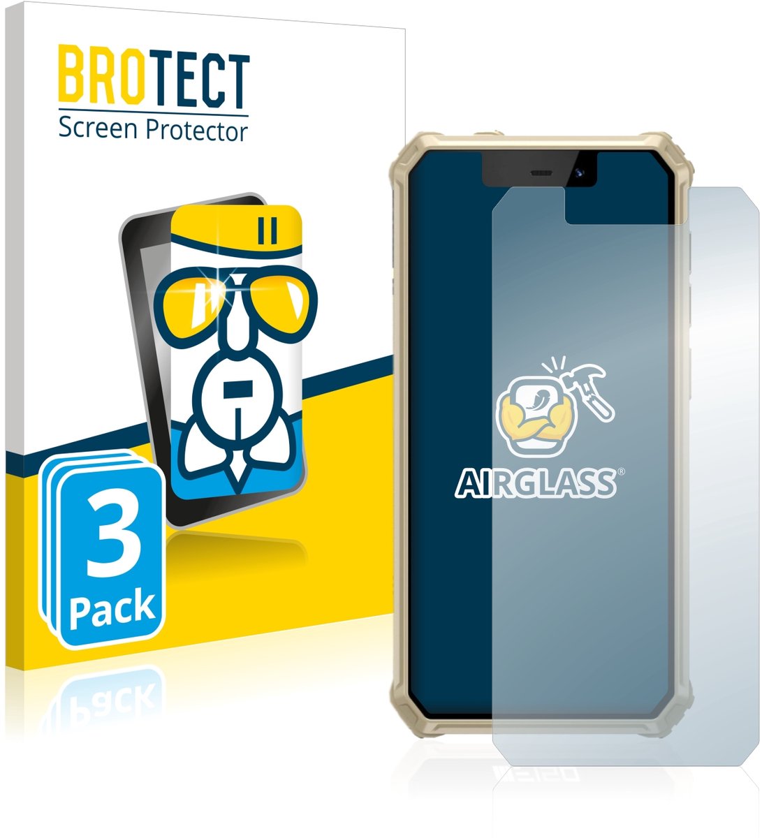 Screenprotector 3 Stuks voor iiiF150 B2021 Beschermglas transparant