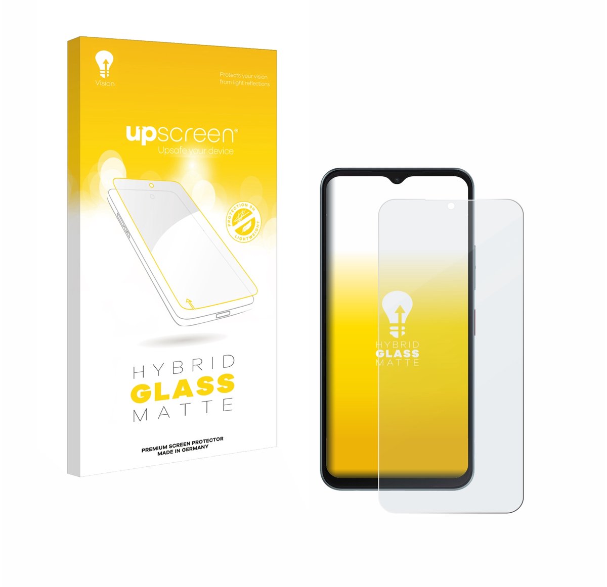 upscreen - Screenprotector voor Telekom T Phone 3 - Folie Beschermfolie Beschermglas matte