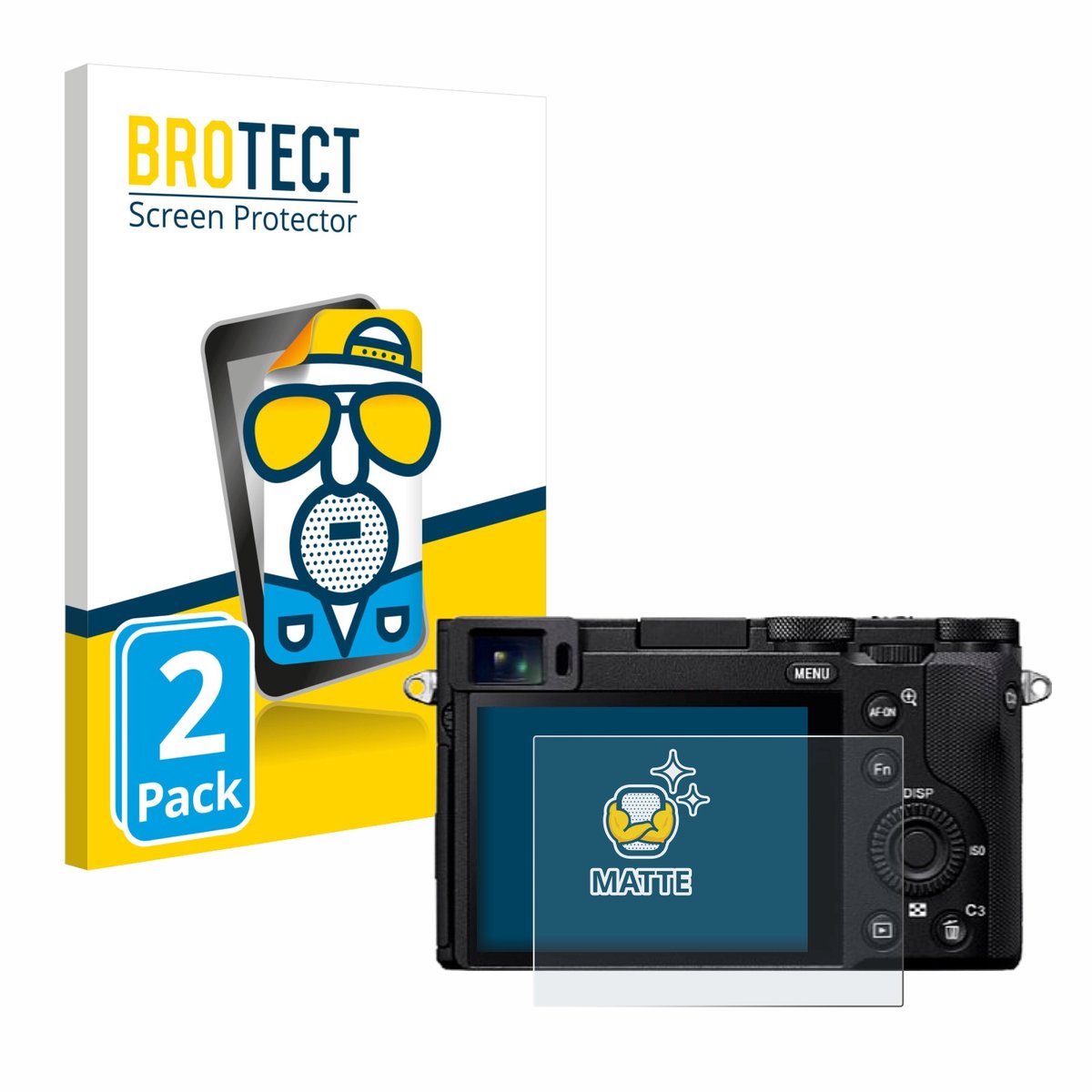 BROTECT - Screenprotector voor Sony RX1R III - Folie Beschermfolie matte 2 Stuks