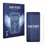 Savvies - Screenprotector voor Oppo A5x - Folie Beschermfolie transparant 6 Stuks
