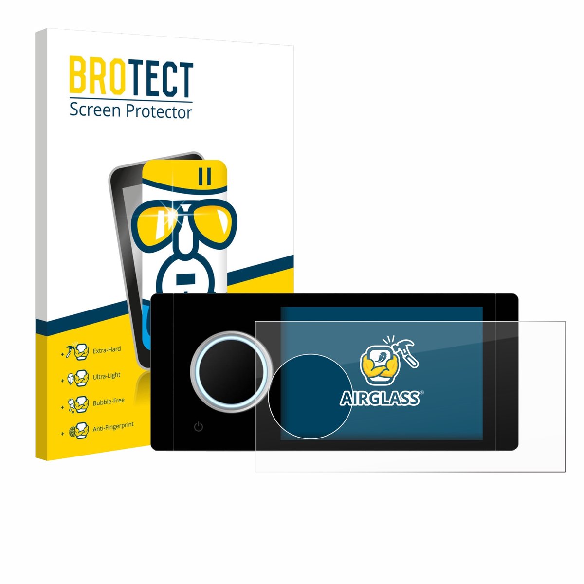 Screenprotector voor Garmin Fusion Apollo MS-RA800 Beschermglas transparant