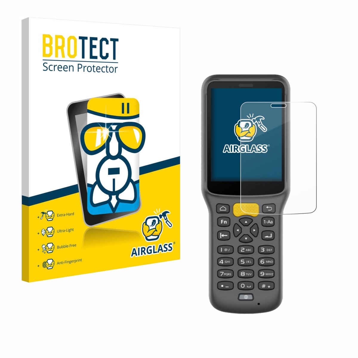 Screenprotector voor Newland MT37 Baiji Beschermglas transparant