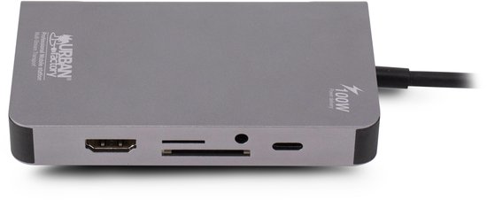URBAN FACTORY 10 IN 1 USB-C HUB 100W