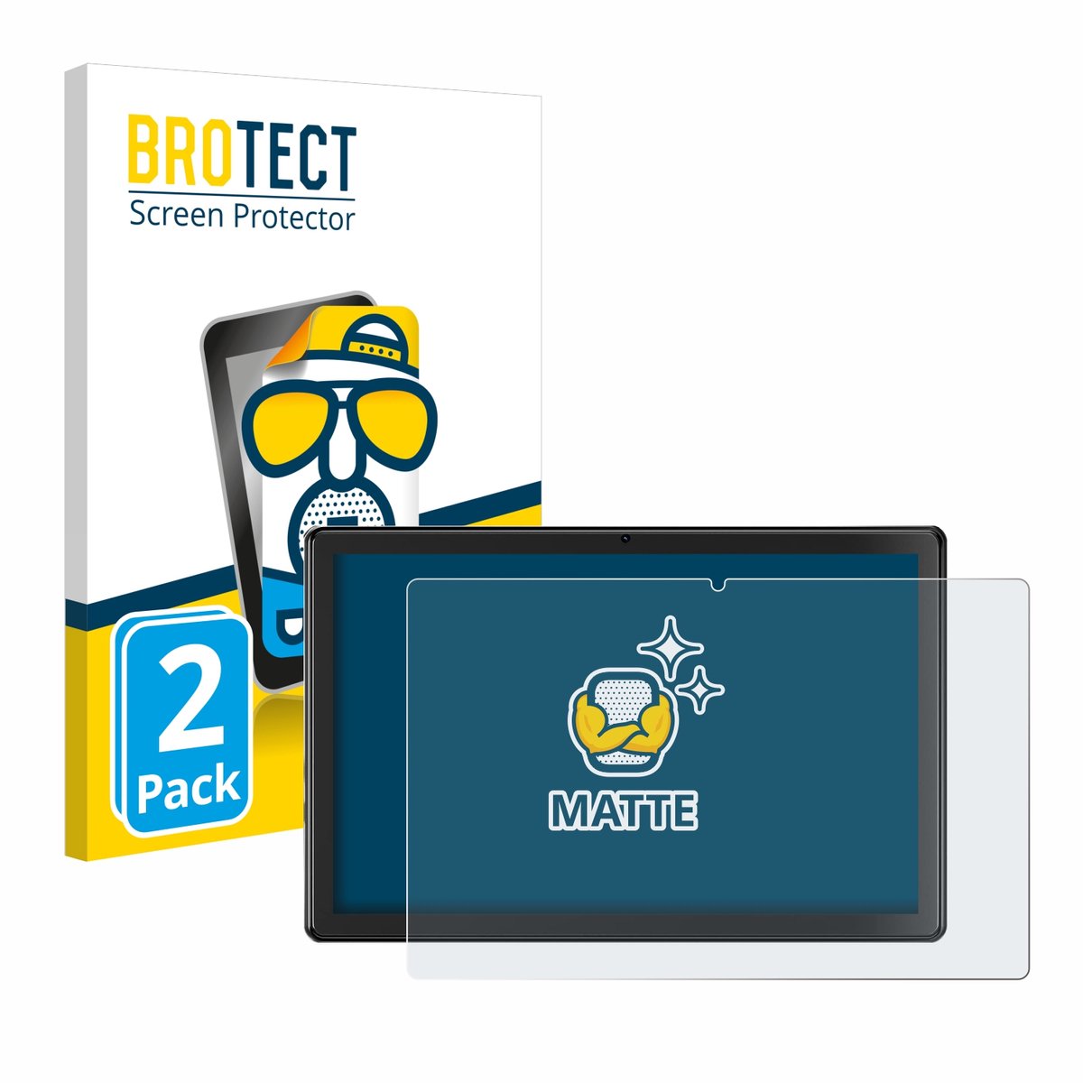 BROTECT - Screenprotector voor SGIN T10P 10.1" - Folie Beschermfolie matte 2 Stuks