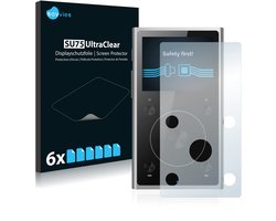 Savvies - Screenprotector voor FiiO X1 II - Folie Beschermfolie transparant 6 Stuks
