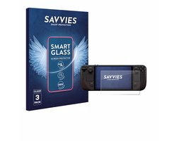 3 Stuks Savvies Screenprotector - geschikt voor Valve Steam Deck OLED - beschermfolie glas transparant
