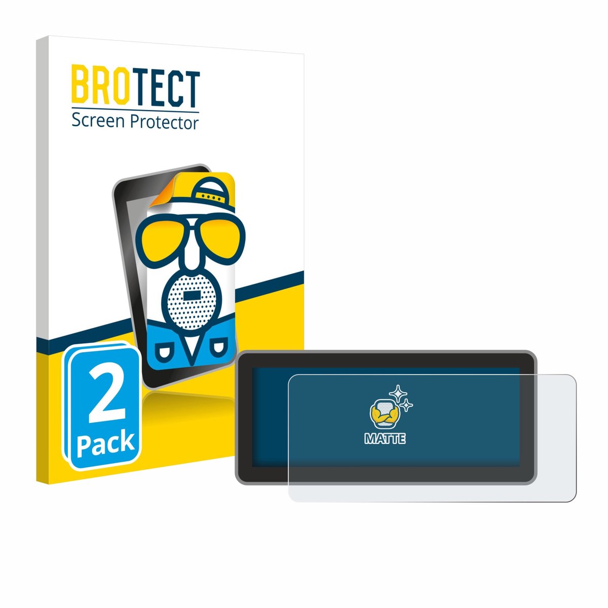 BROTECT - Screenprotector voor Vantrue Nexus 4 Pro - Folie Beschermfolie matte 2 Stuks