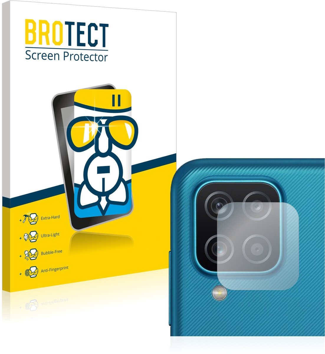 Screenprotector voor Samsung Galaxy A12 (ALLEEN Camera Lens) Beschermglas transparant