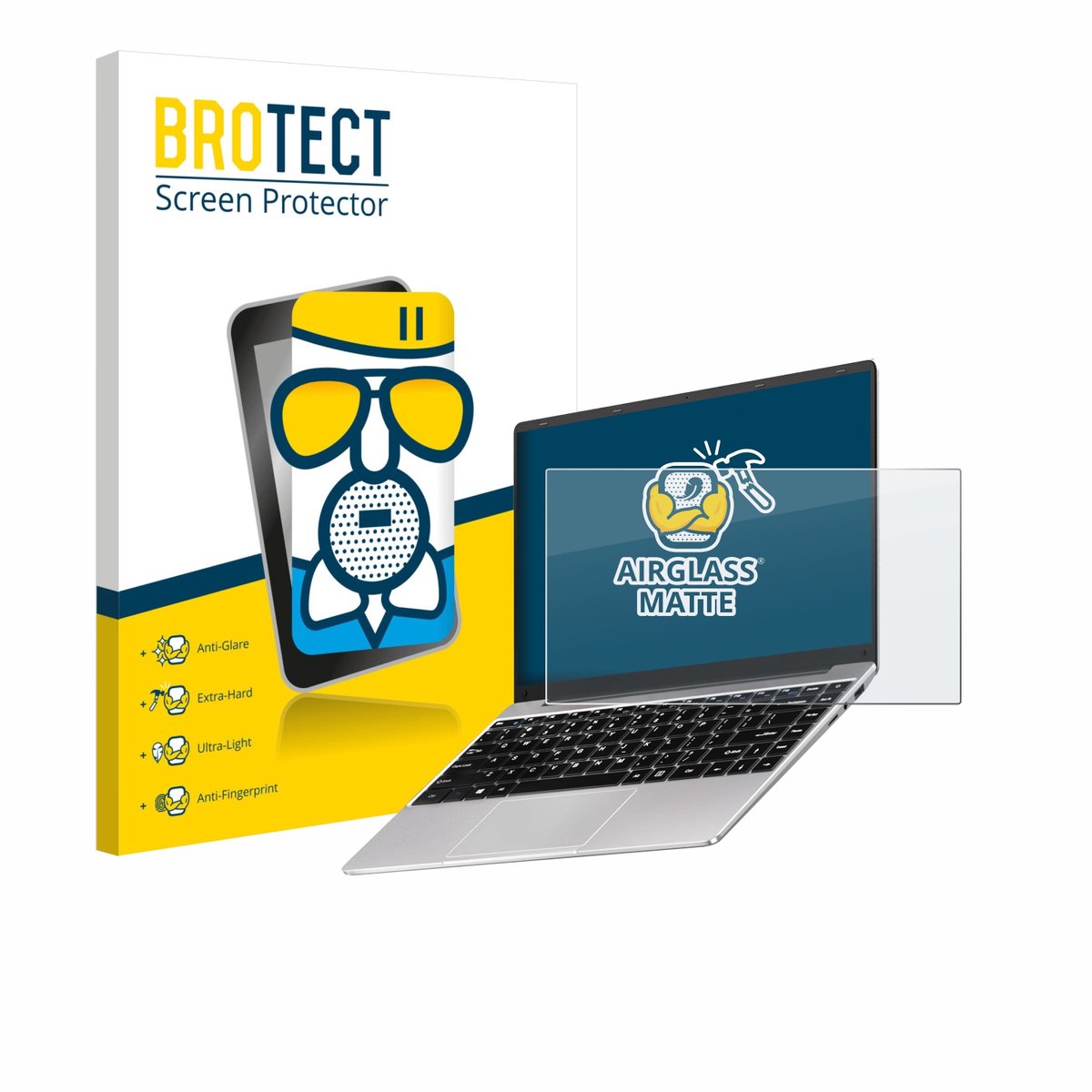 BROTECT - Screenprotector voor Notodd N200 14" - Folie Beschermfolie Beschermglas matte