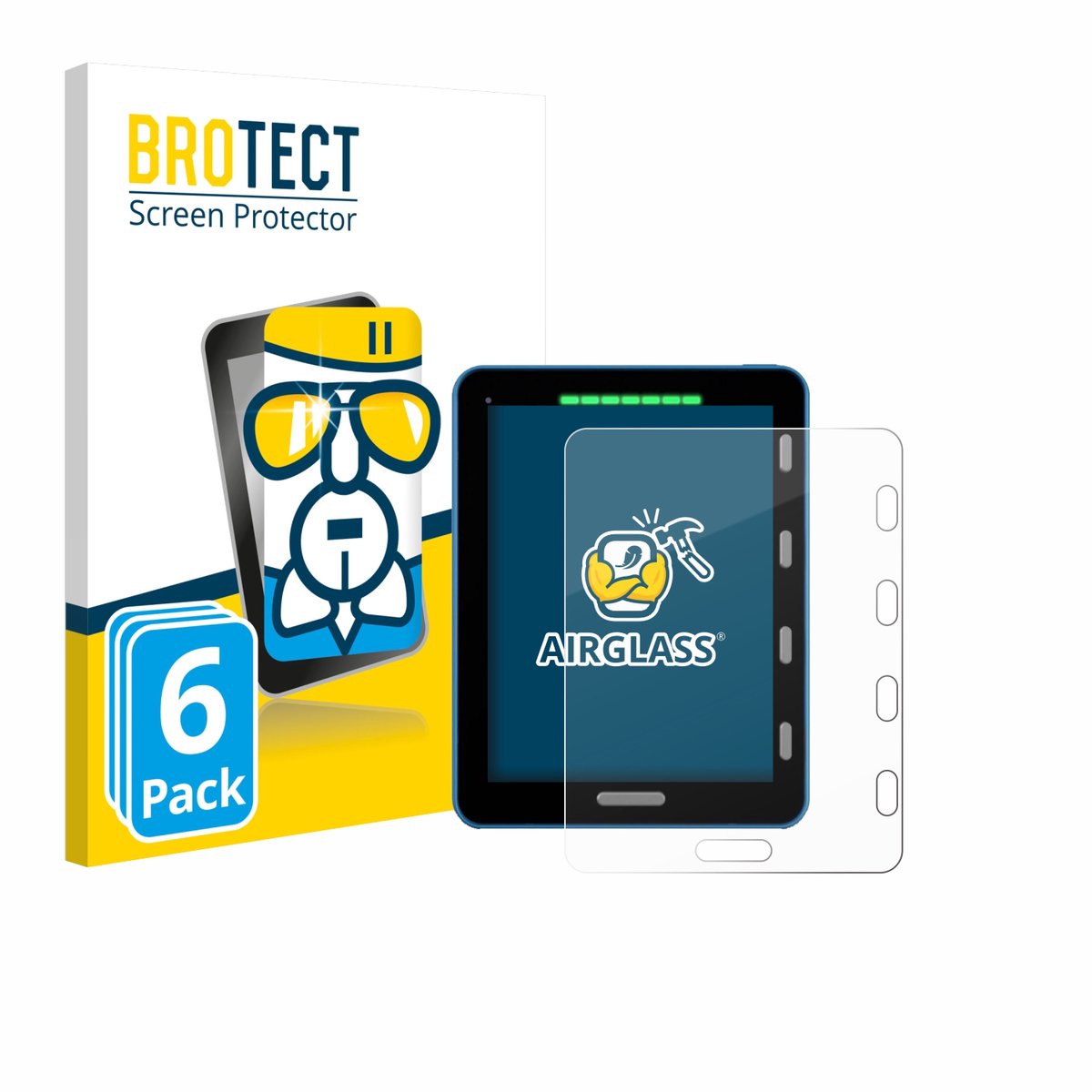 Screenprotector 6 Stuks voor Vakaros Atlas 2 / Edge Beschermglas transparant