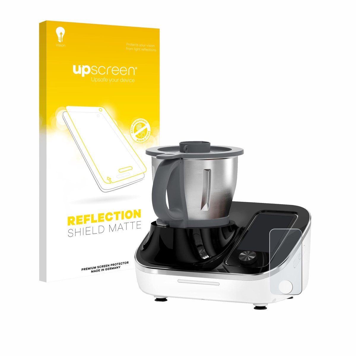 upscreen - Screenprotector voor TOKIT Omni Cook C2 - Folie Beschermfolie anti glare matte