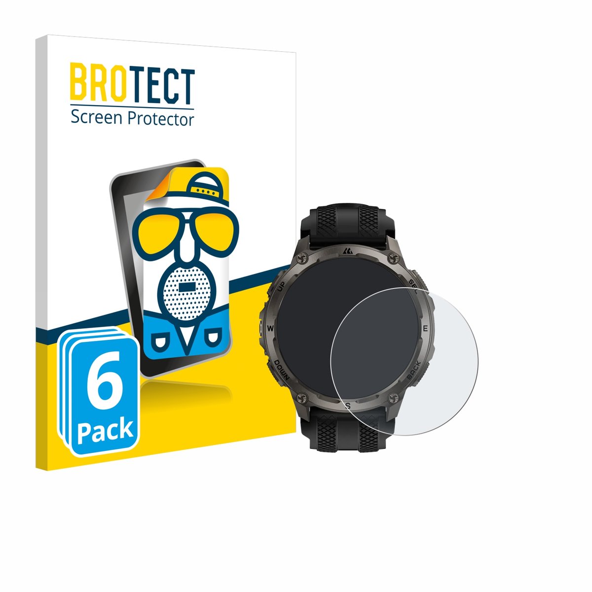 BROTECT - Screenprotector voor Kospet Tank T4 - Folie Beschermfolie matte 6 Stuks