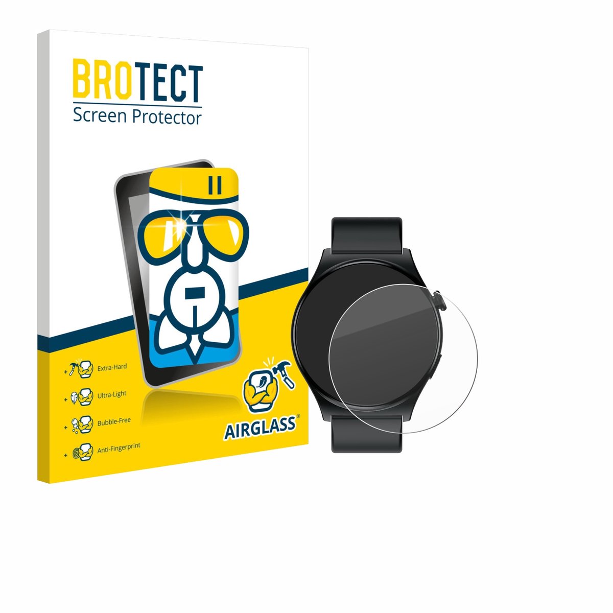 Screenprotector voor Infinix XWATCH XW3E Beschermglas transparant