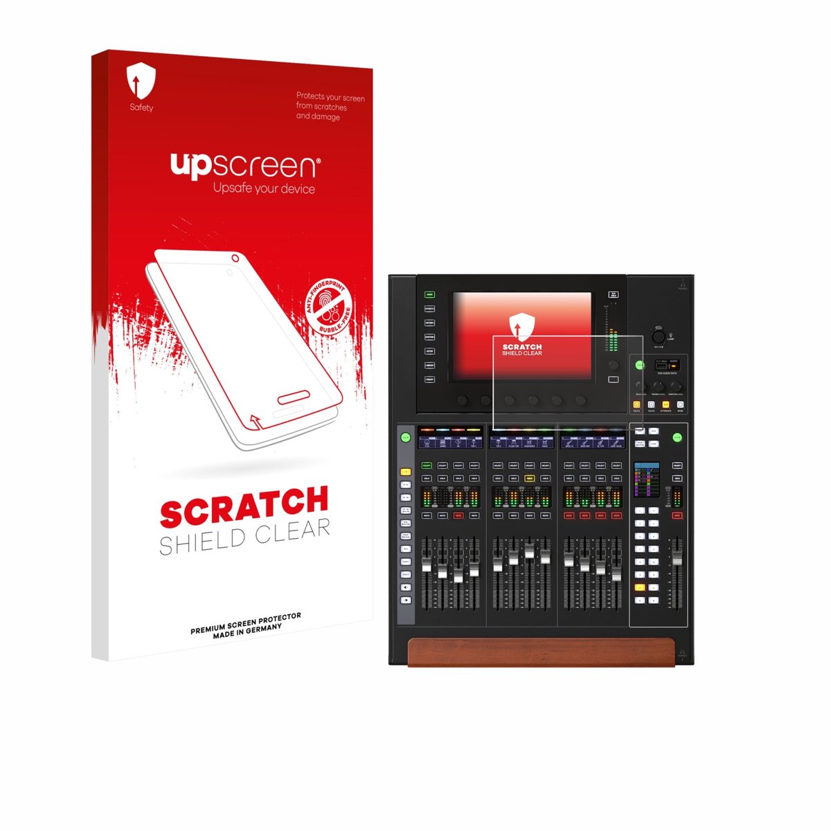 upscreen - Screenprotector voor Behringer Wing Compact - Folie Beschermfolie transparant