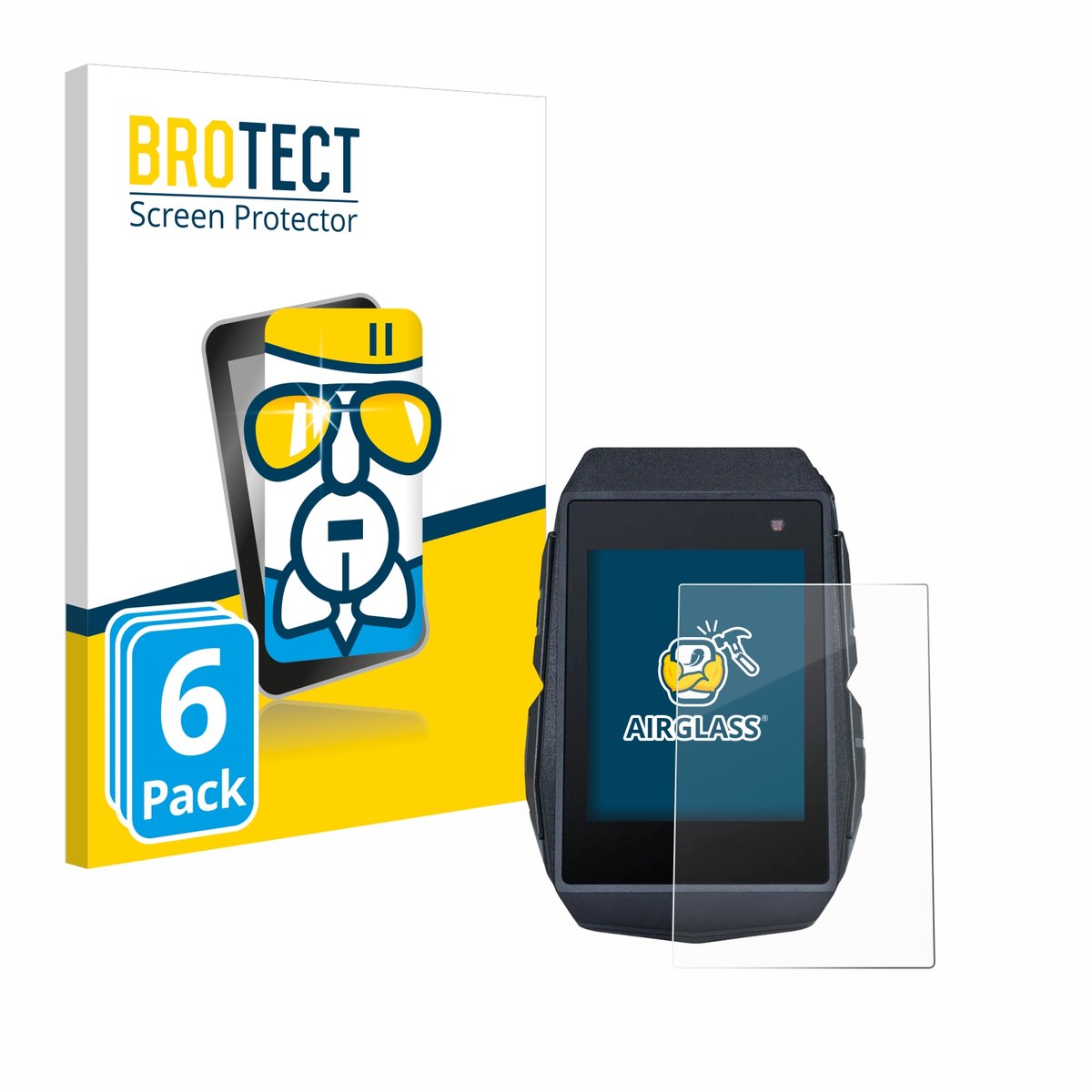 Screenprotector 6 Stuks voor Sigma ROX 11.1 Evo Beschermglas transparant