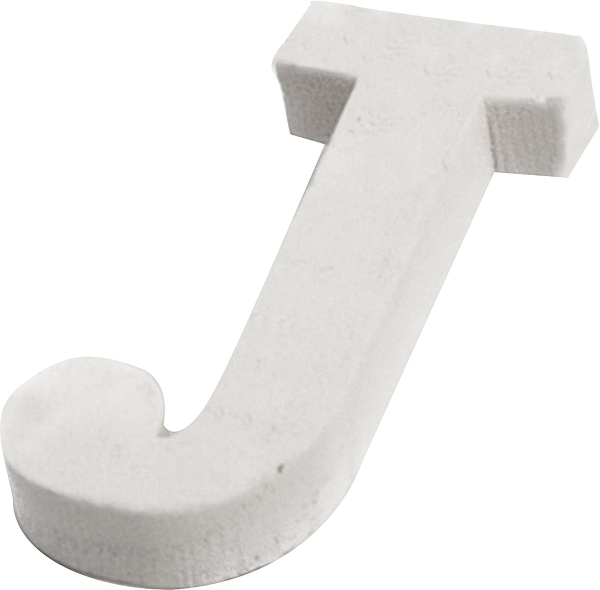 ARTYFETES - Kleine witte houten letter j 5 cm voor decoratie