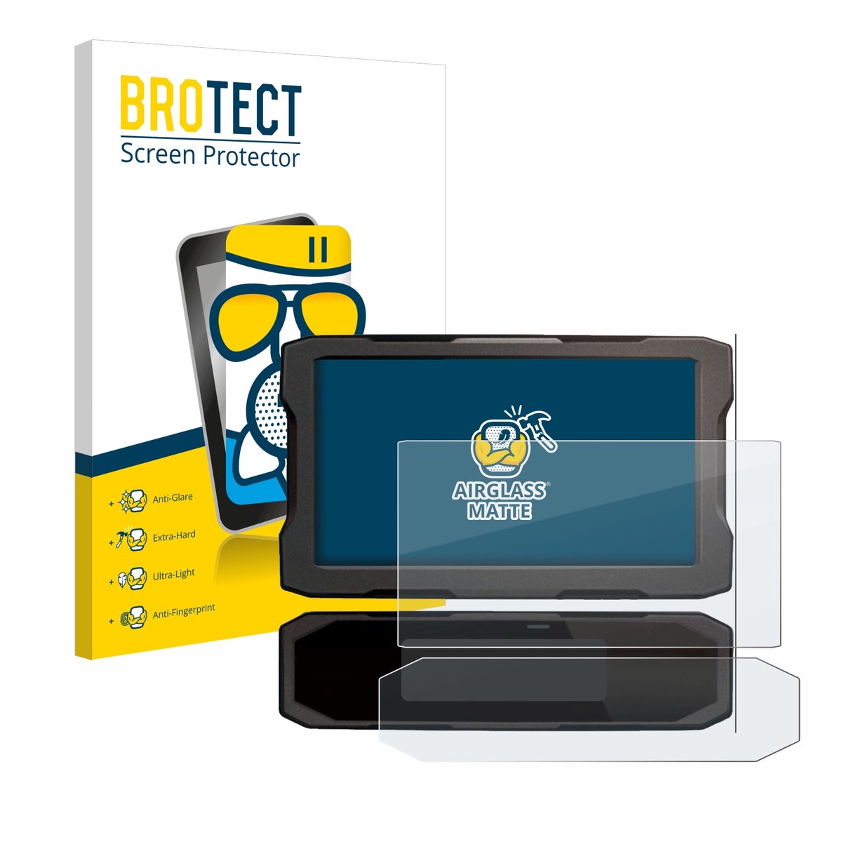 BROTECT - Screenprotector voor Honda NT 1100 2021 - Folie Beschermfolie Beschermglas matte