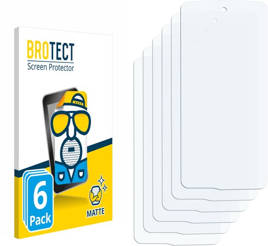 BROTECT - Screenprotector voor Crosscall Stellar X5 - Folie Beschermfolie matte 6 Stuks