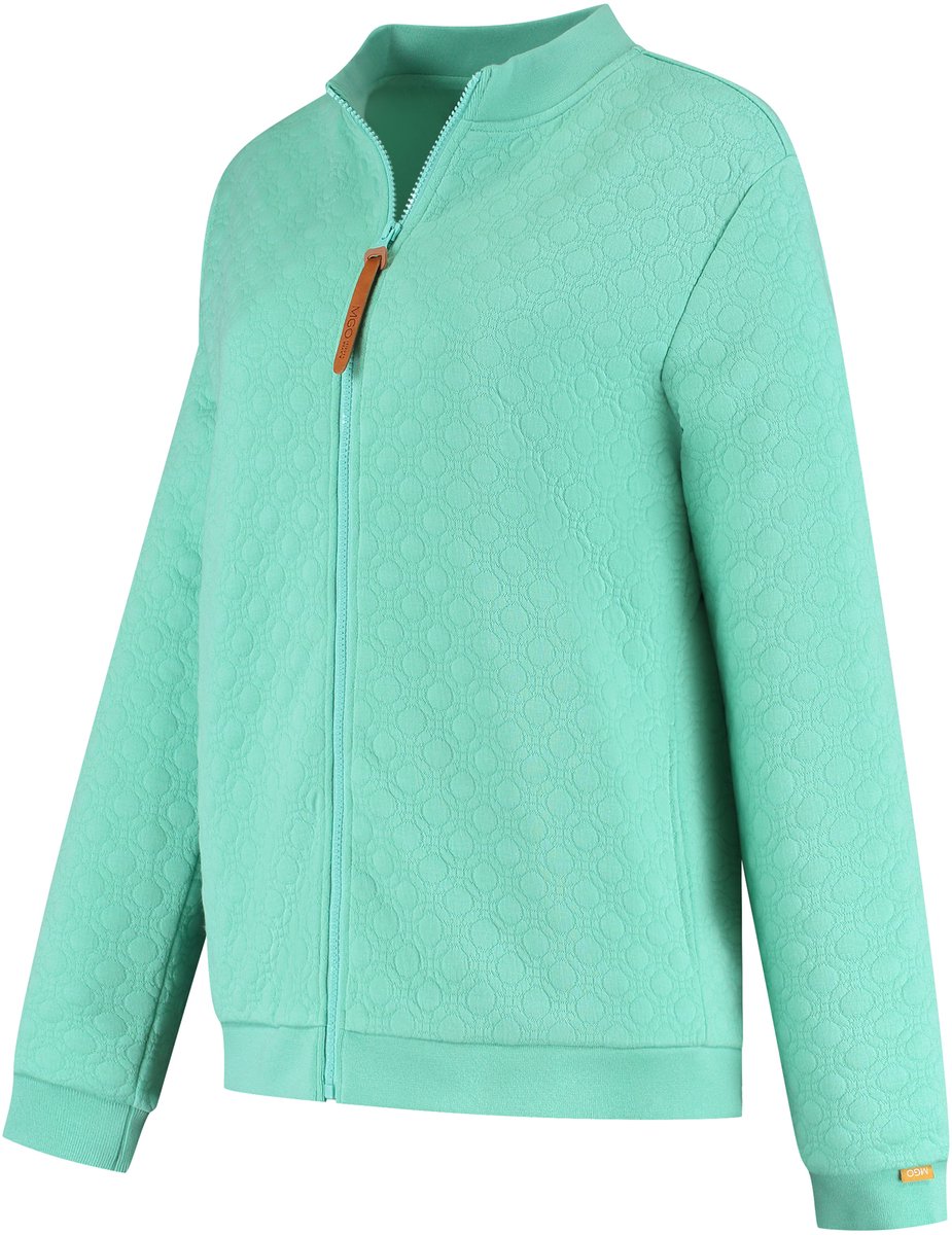 MGO Francis Dames - Outdoorvest - Fleece voering - Mintgroen