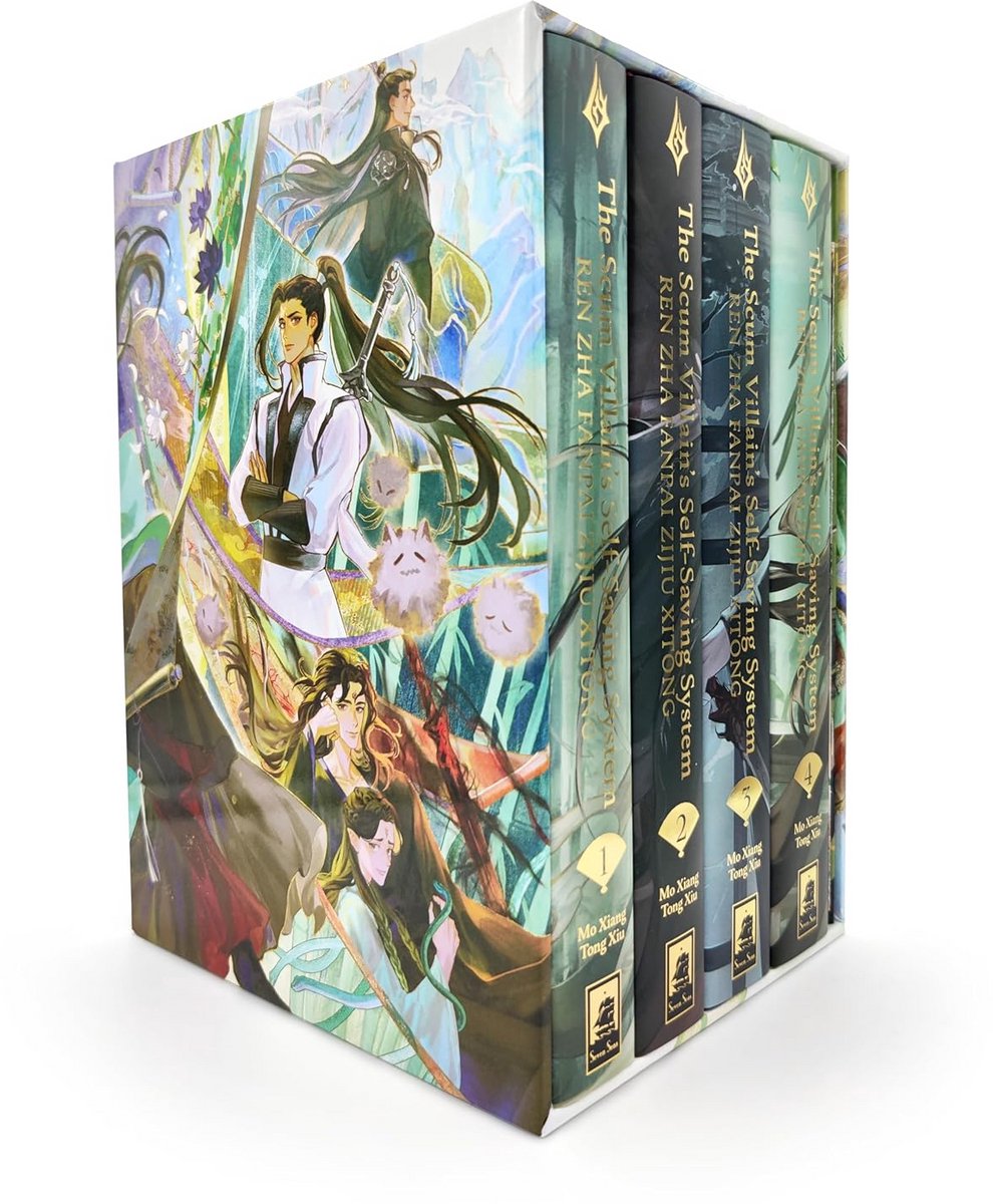 Scum Villain's Self-Saving System Box Set Deluxe Hardcover Chinese Fantasy Roman Novel