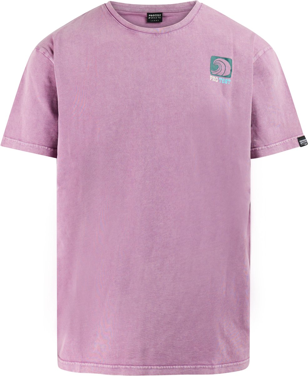 Protest PRTHanley T-shirt Heren Loose fit Plum / Mauve