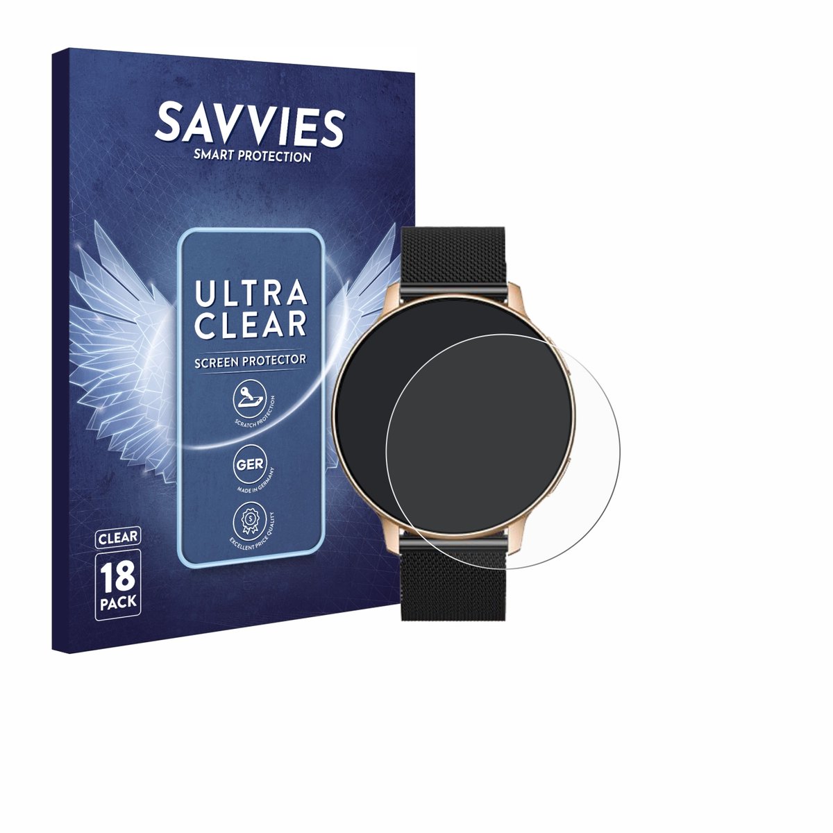 Savvies - Screenprotector voor Aimiuvei S53 1.32" - Folie Beschermfolie transparant 18 Stuks