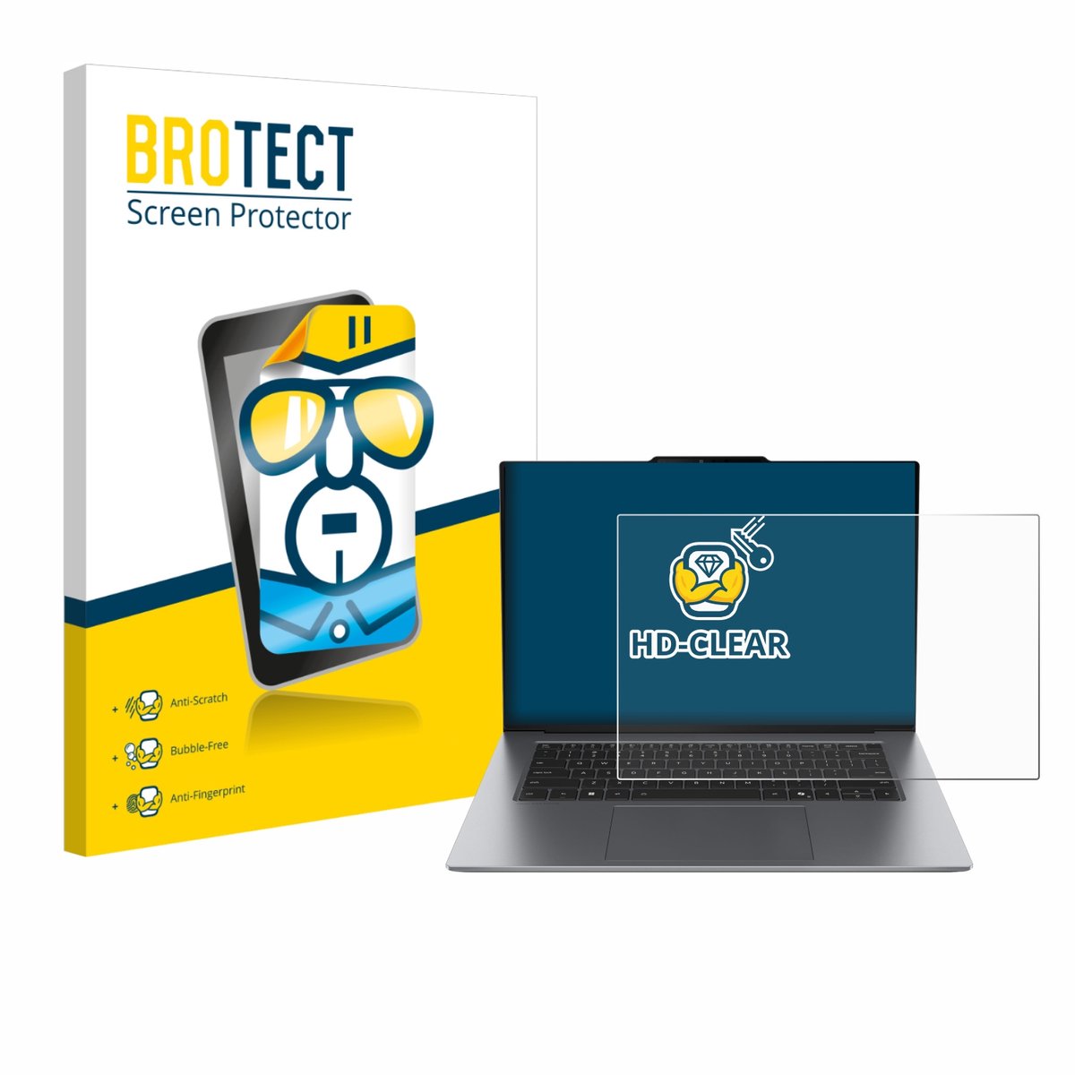 BROTECT - Screenprotector voor Lenovo ThinkPad X9 15 G1 - Folie Beschermfolie transparant
