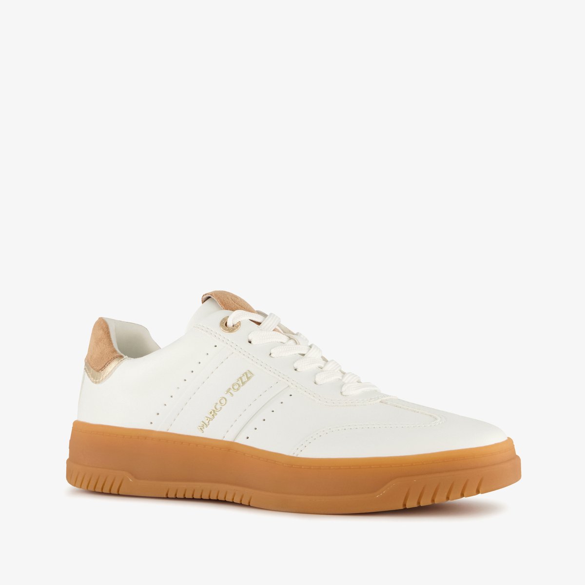 Marco Tozzi dames sneakers wit - Maat 38 - Uitneembare zool