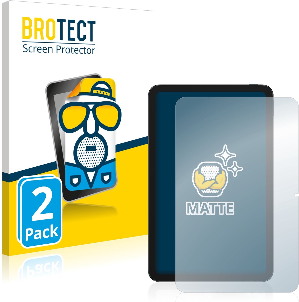 BROTECT - Screenprotector voor Nokia T20 - Folie Beschermfolie matte 2 Stuks