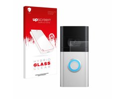upscreen - Screenprotector voor Ring Video Doorbell 4 / Doorbell 3 - Folie Beschermfolie Beschermglas transparant