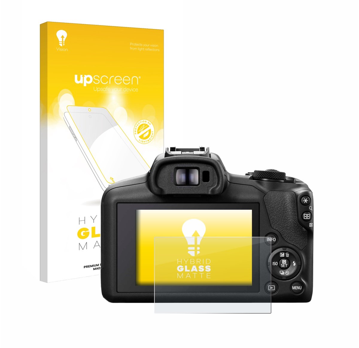 upscreen - Screenprotector voor Canon EOS R100 - Folie Beschermfolie Beschermglas matte