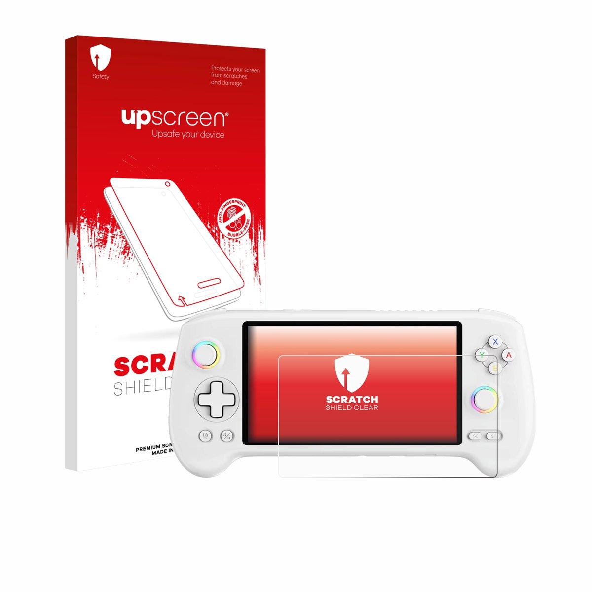 upscreen - Screenprotector voor Anbernic RG557 - Folie Beschermfolie transparant