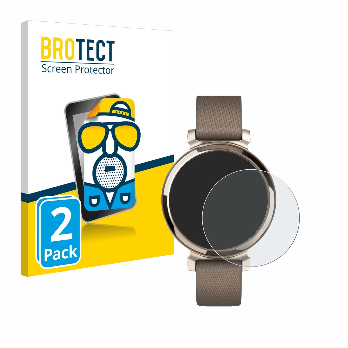 BROTECT - Screenprotector voor Garmin Lily 2 - Folie Beschermfolie matte 2 Stuks