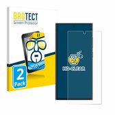 BROTECT - Protection d'écran pour Samsung Galaxy S24 Ultra (compatible avec les coques) - Film de protection transparent (2 pièces)