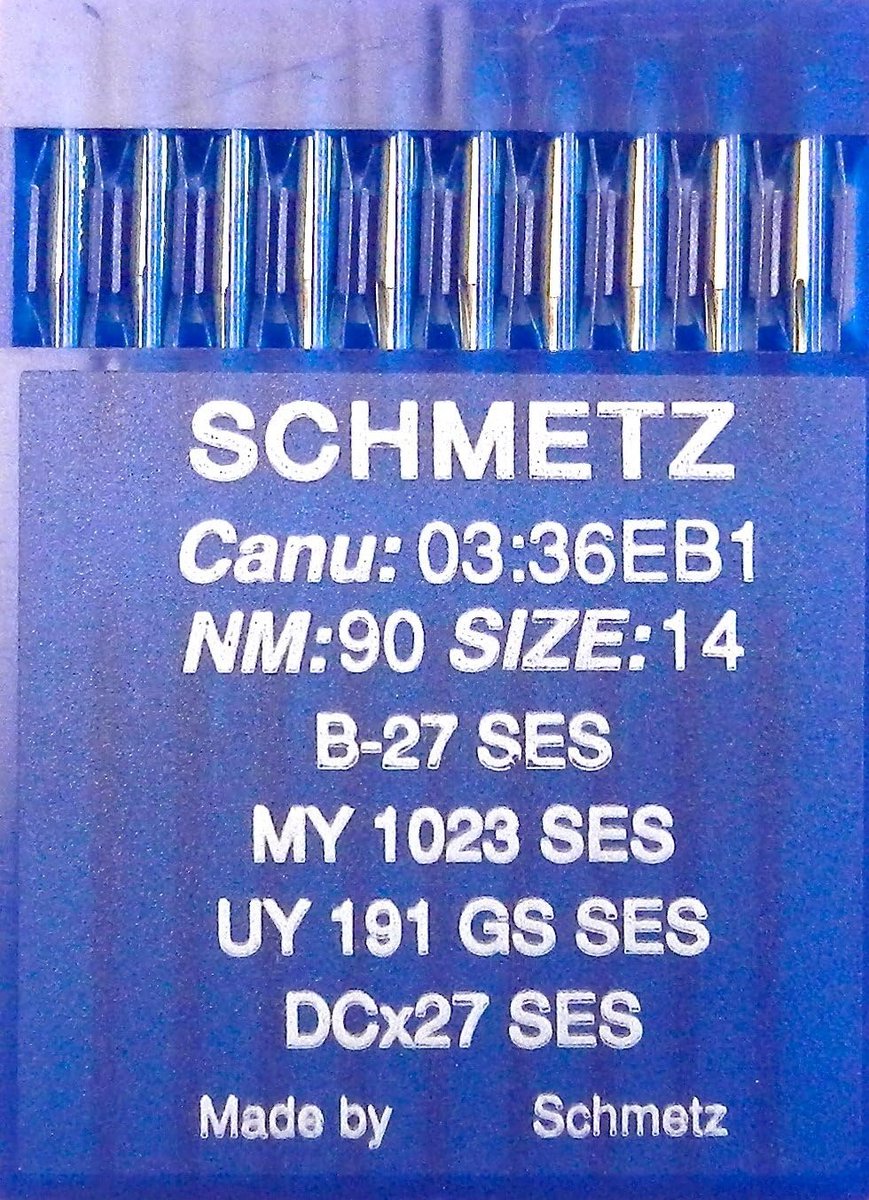 80 Stuks Naaimachine Naalden Ronde Kolb Systeem B-27 voor Industrie Machines Maat 90/14
