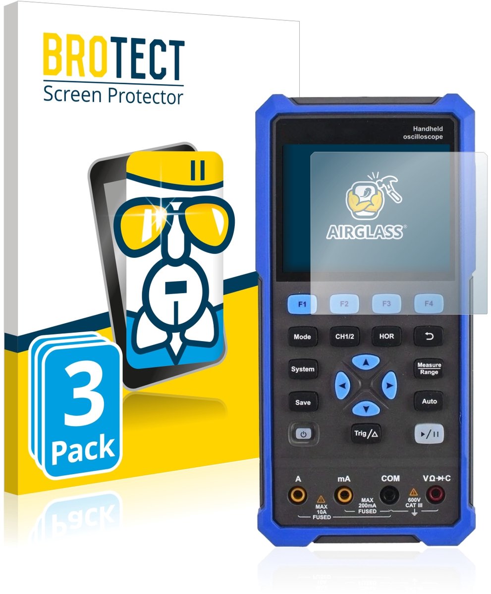 Screenprotector 3 Stuks voor Owon HDS 200 Series Beschermglas transparant