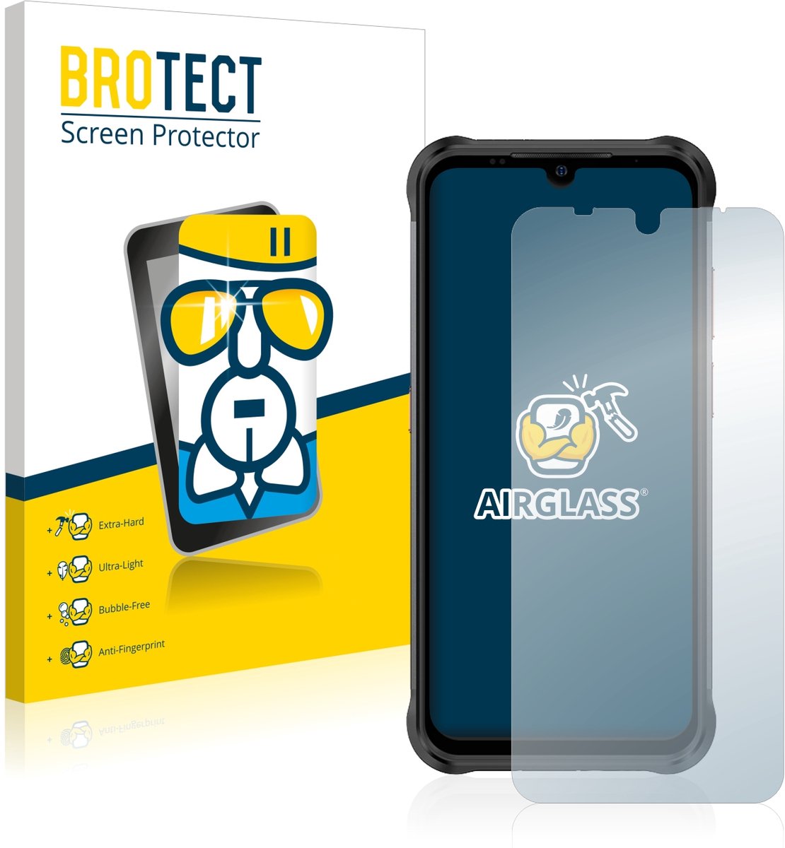 Screenprotector voor Ulefone Power Armor 14 Pro Beschermglas transparant