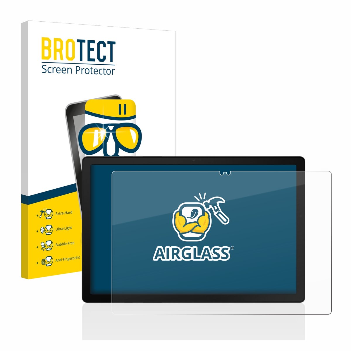 Screenprotector voor Samsung Galaxy Tab A8 WiFi / LTE Beschermglas transparant